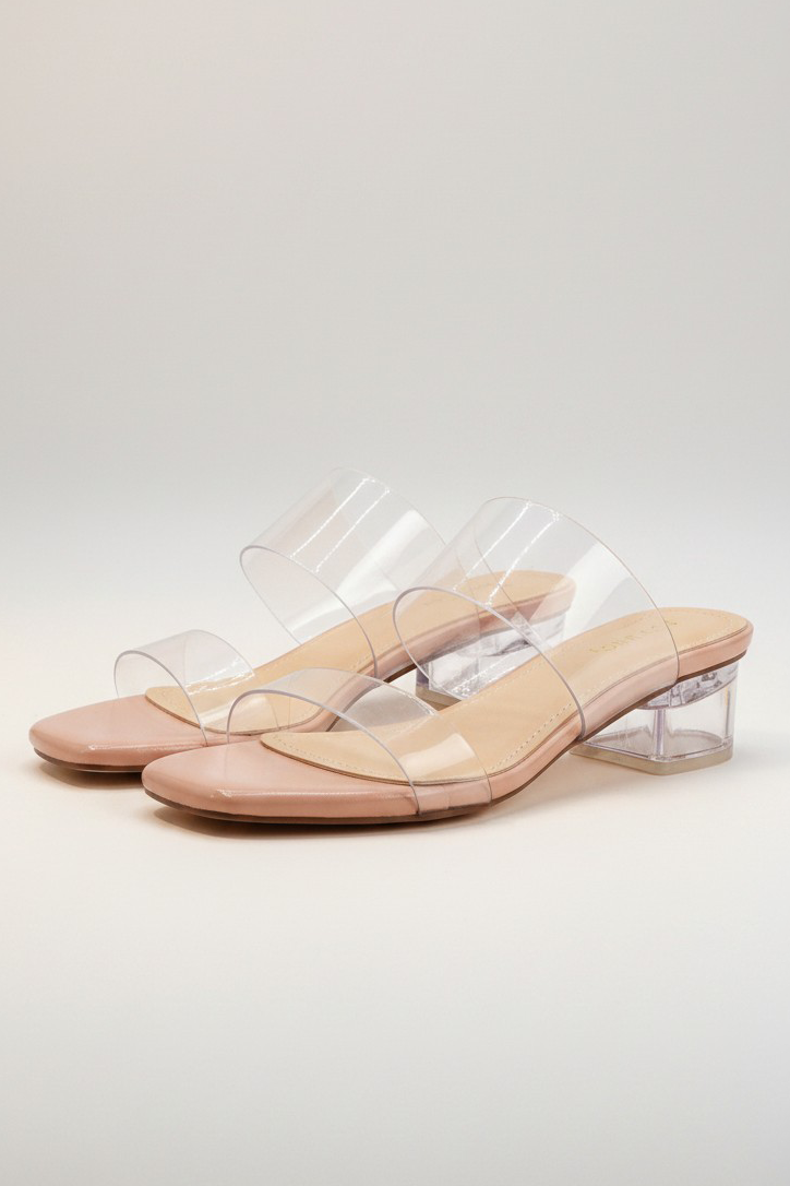 Let's See Style - Kimtry Low Heel - Nude Patent