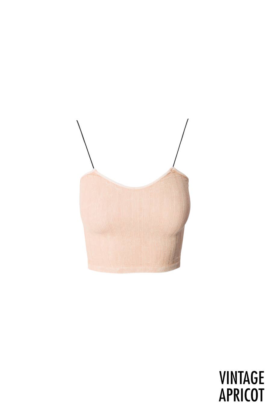 NIKIBIKI - Vintage Ribbed Crop Top