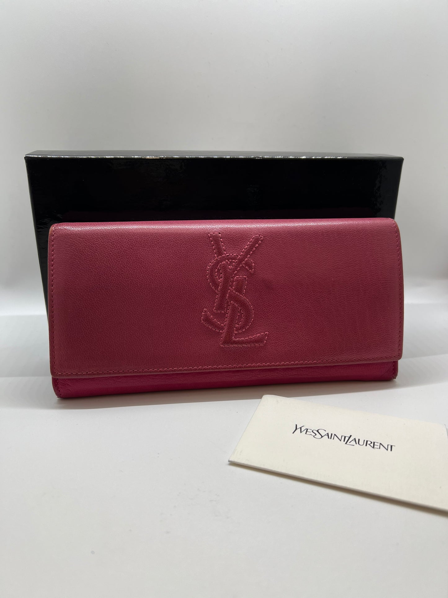 YSL Vintage Leather Bifold Wallet