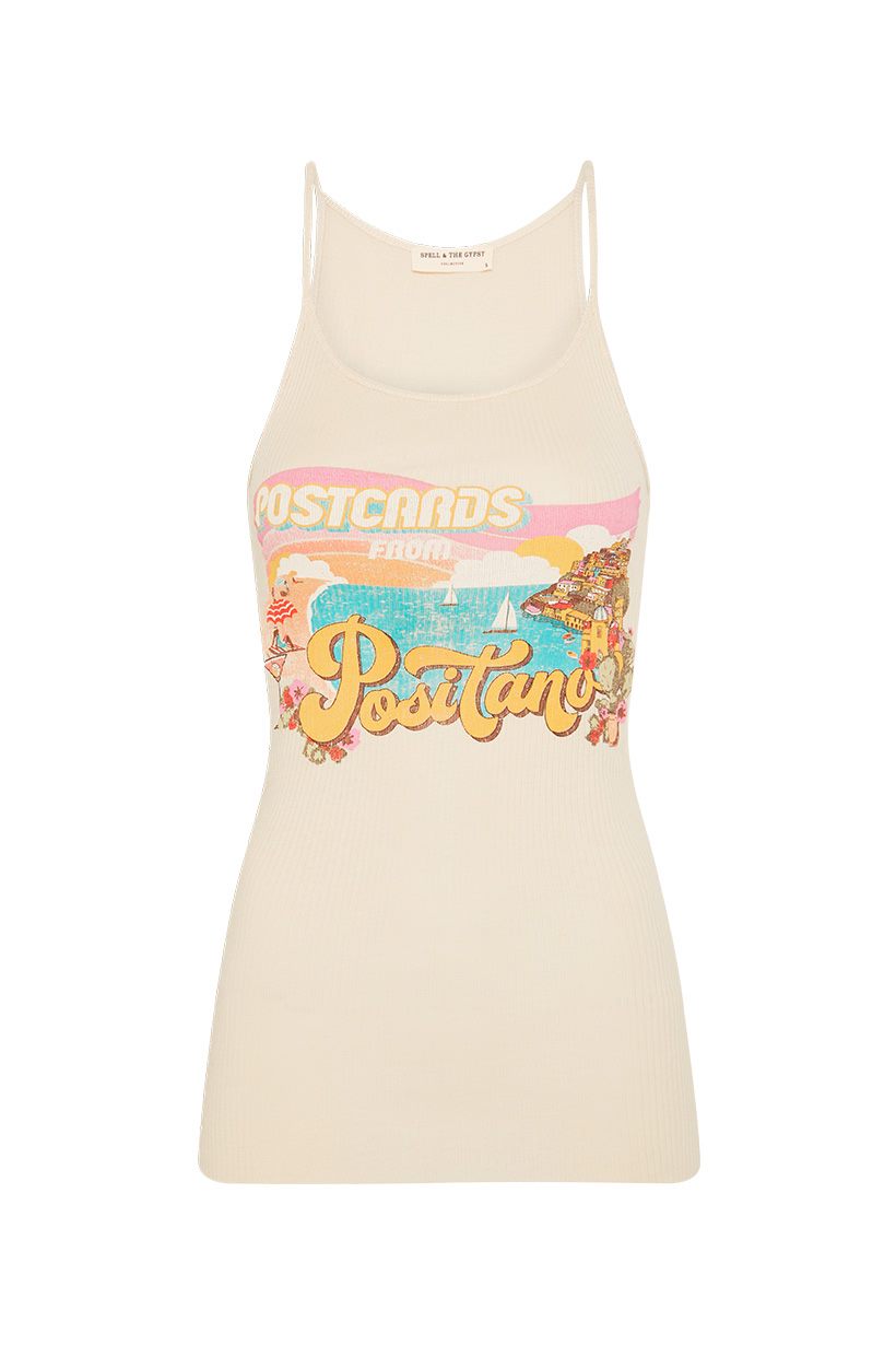 Spell & The Gypsy Poistano Graphic Tank (NWT)
