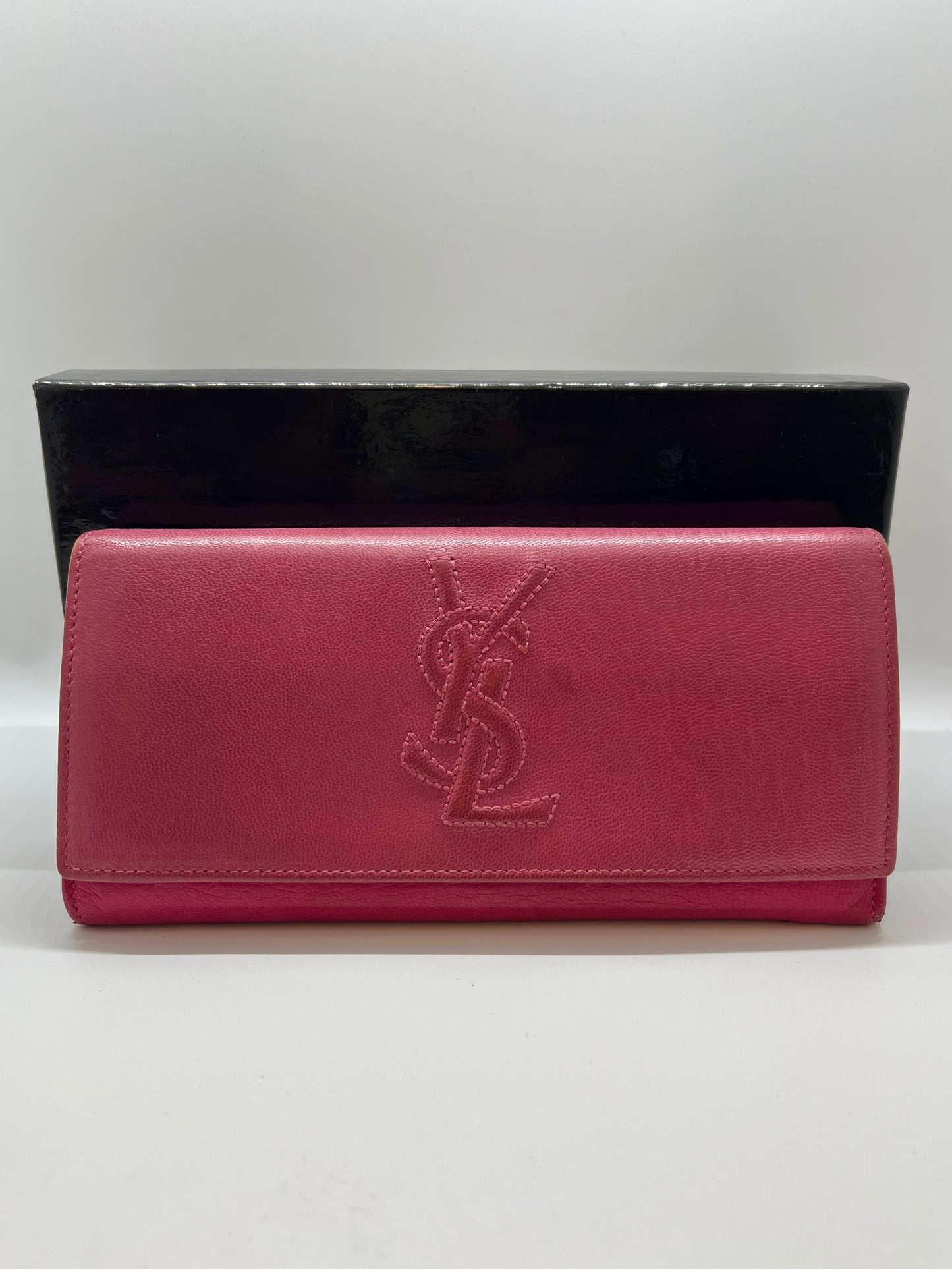 YSL Vintage Leather Bifold Wallet