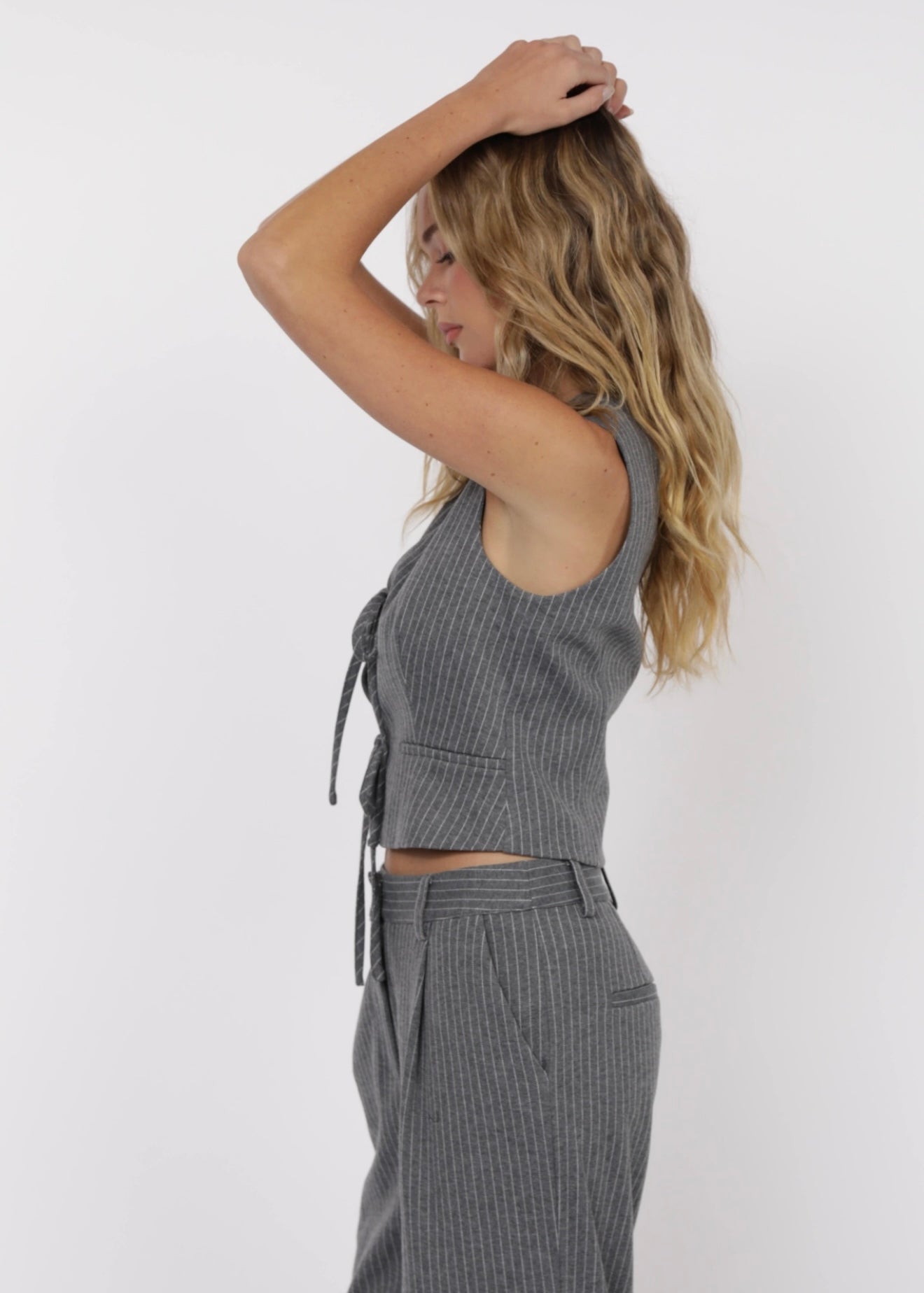 Sage the Label Day to Day Pinstriped Vest Top