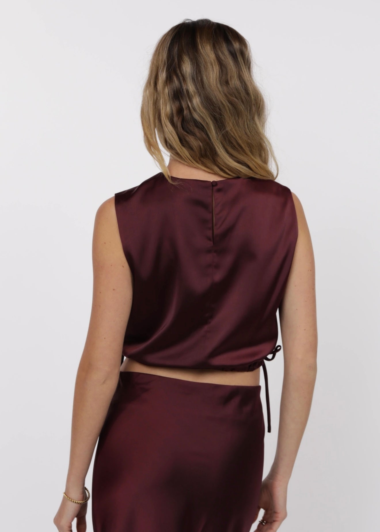 Sage the Label Deep Trance Crop Top – Wine
