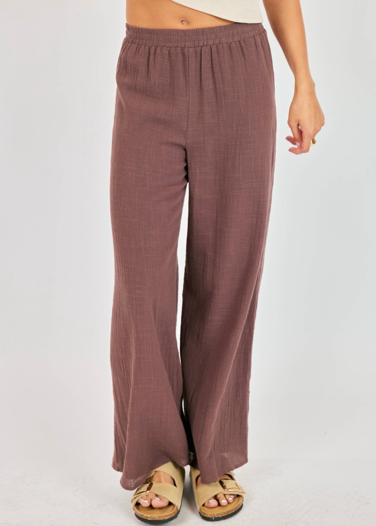 Sadie & Sage So Cal Pants - Chocolate
