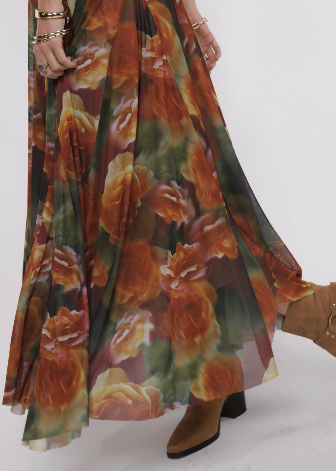 Sage the Label Heart Beats Godet Maxi Dress