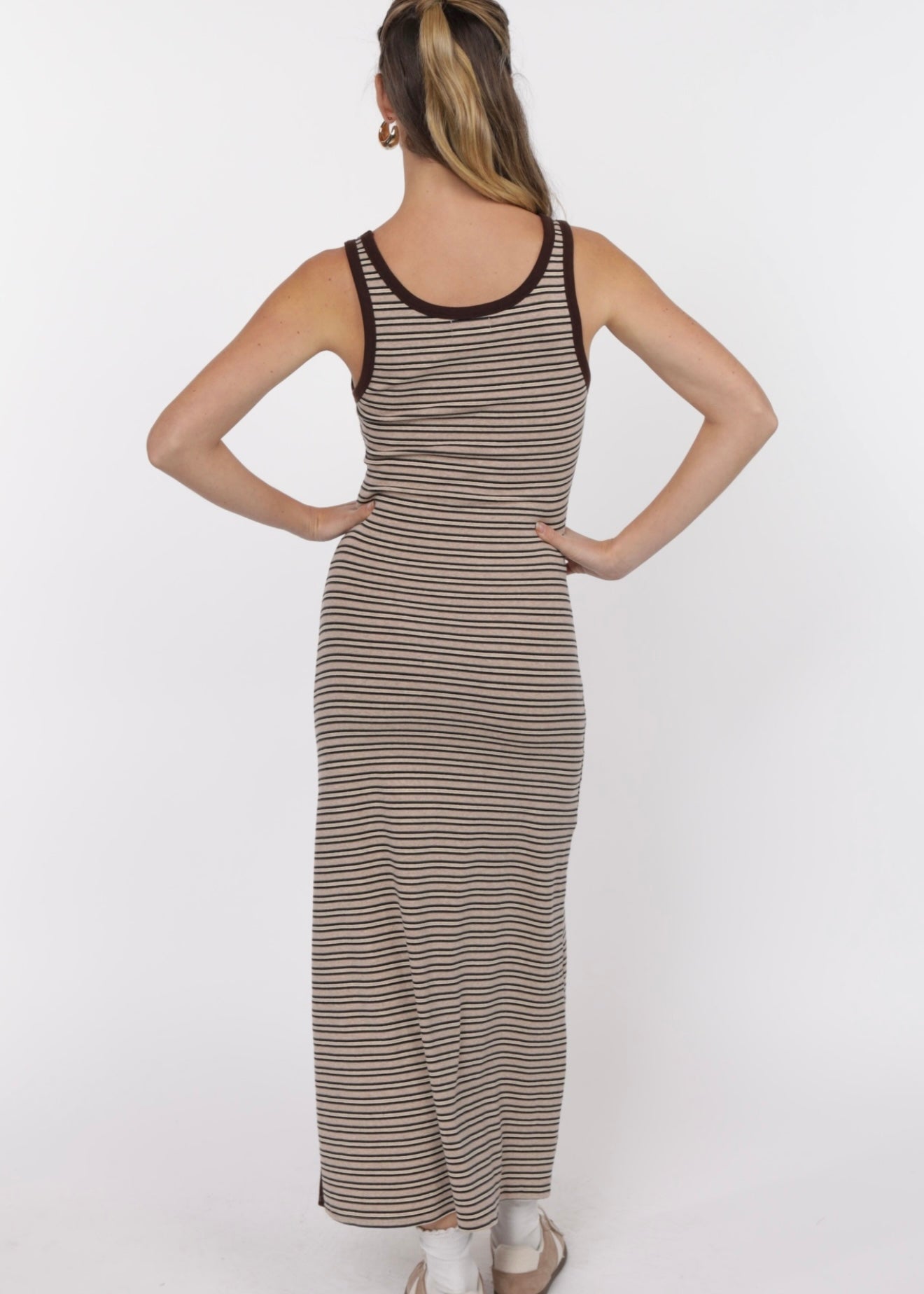 Sage the Label One & Only Striped Knit Dress