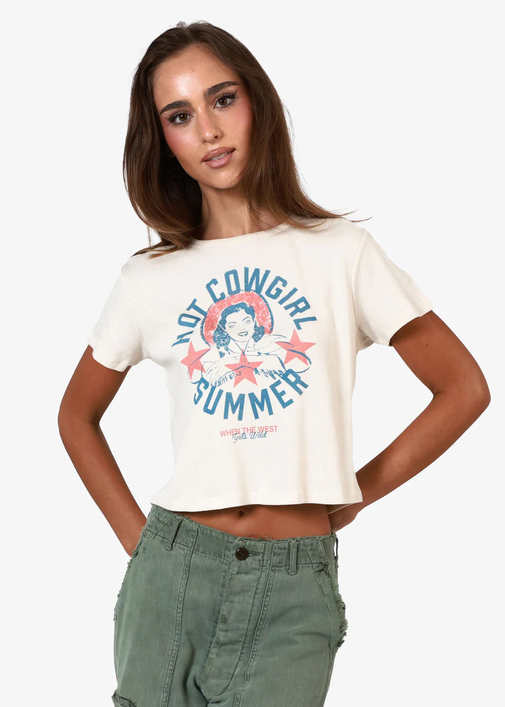 Girl Dangerous Hot Cowgirl Summer Baby Tee