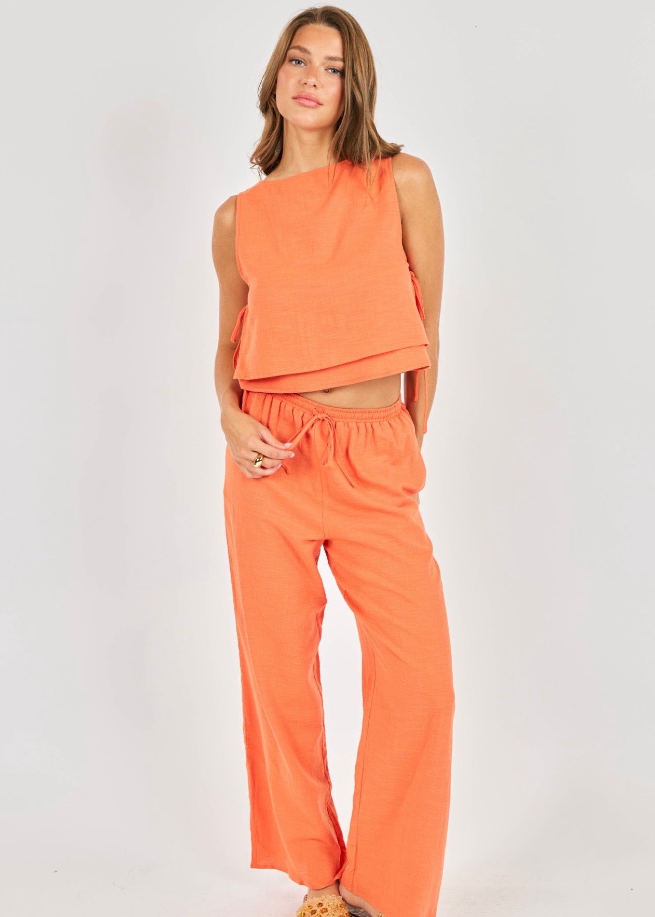 Sadie & Sage Good Day Pant - Orange