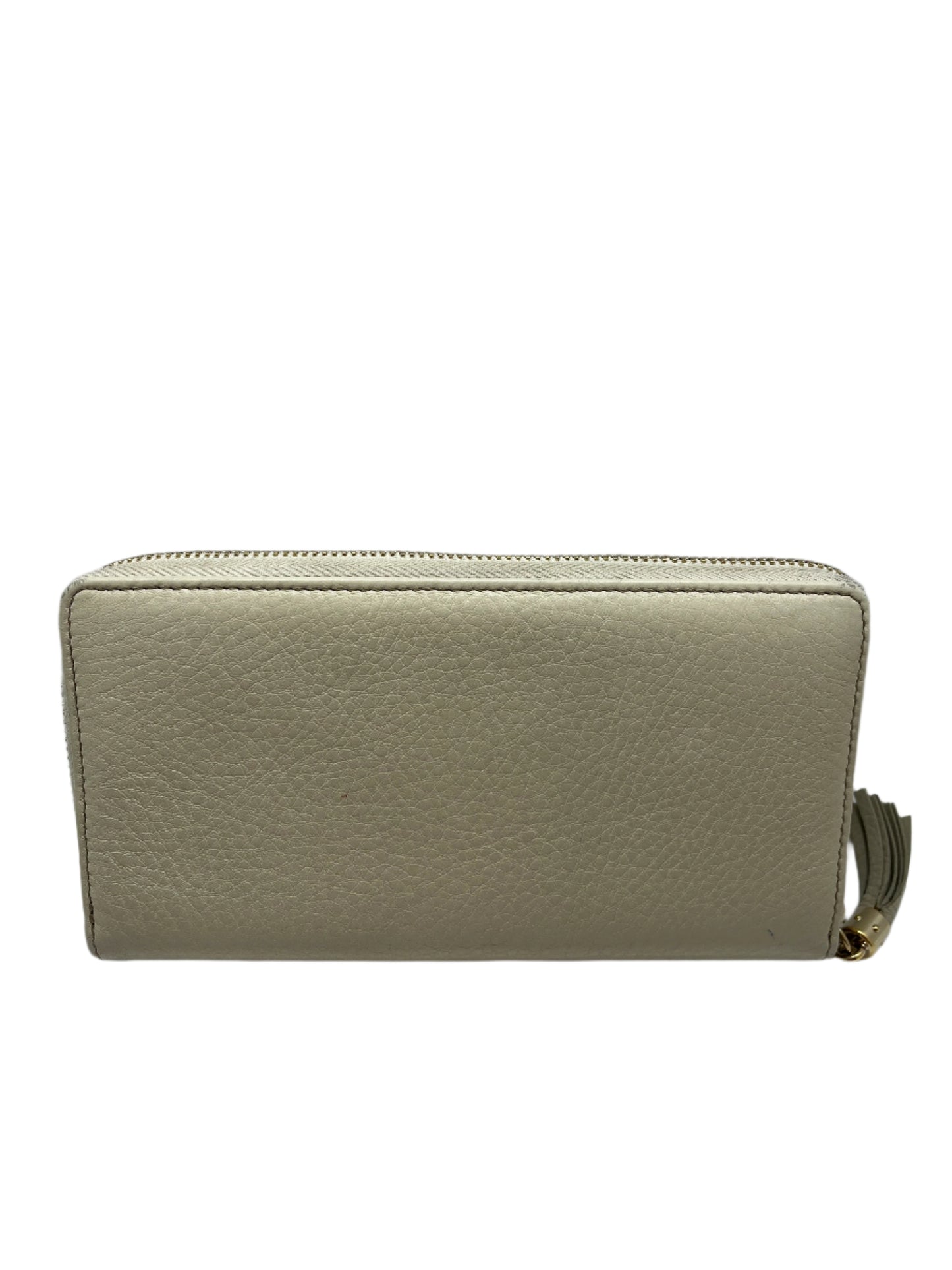 Gucci Soho Zippy Wallet Cream