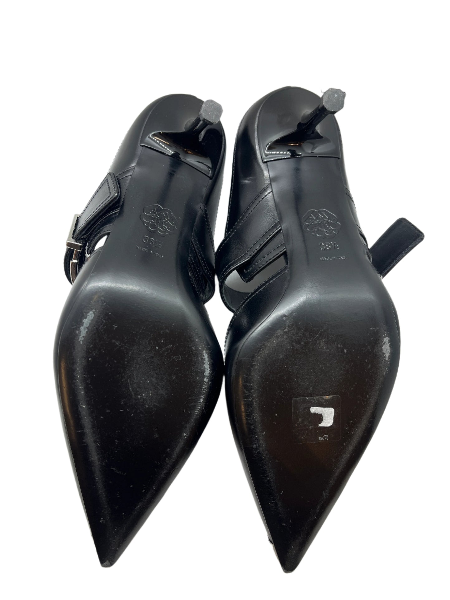 Alexander McQueen Buckle Pointed-Toe Heel Size 38.5