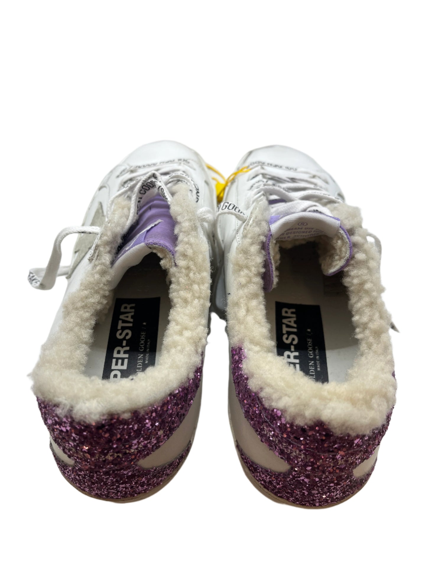 Golden Goose Super Star Genuine Shearing Low Top Sneaker Size 38