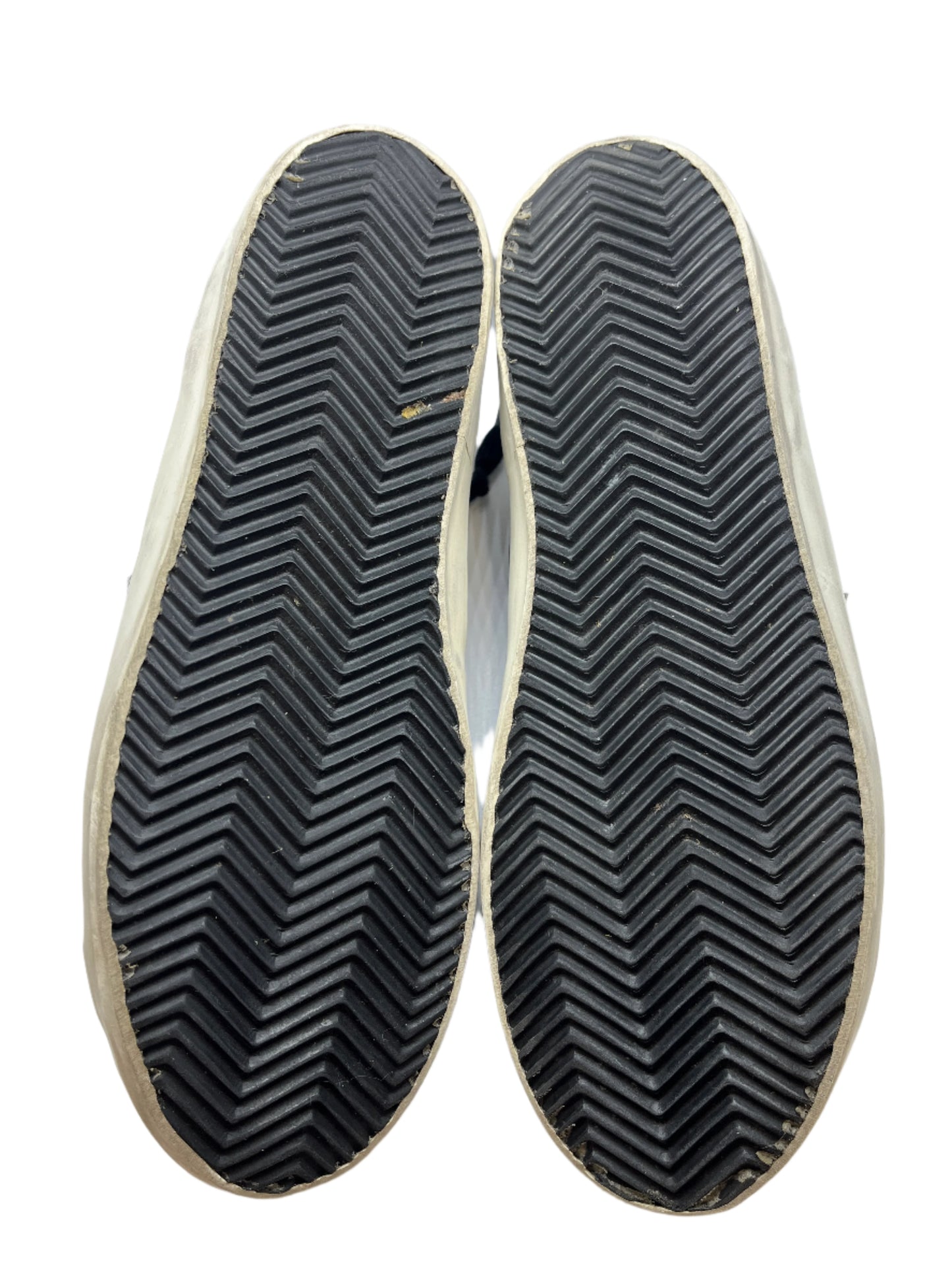 Golden Goose Super-Star Black Leather Sneaker Size 39