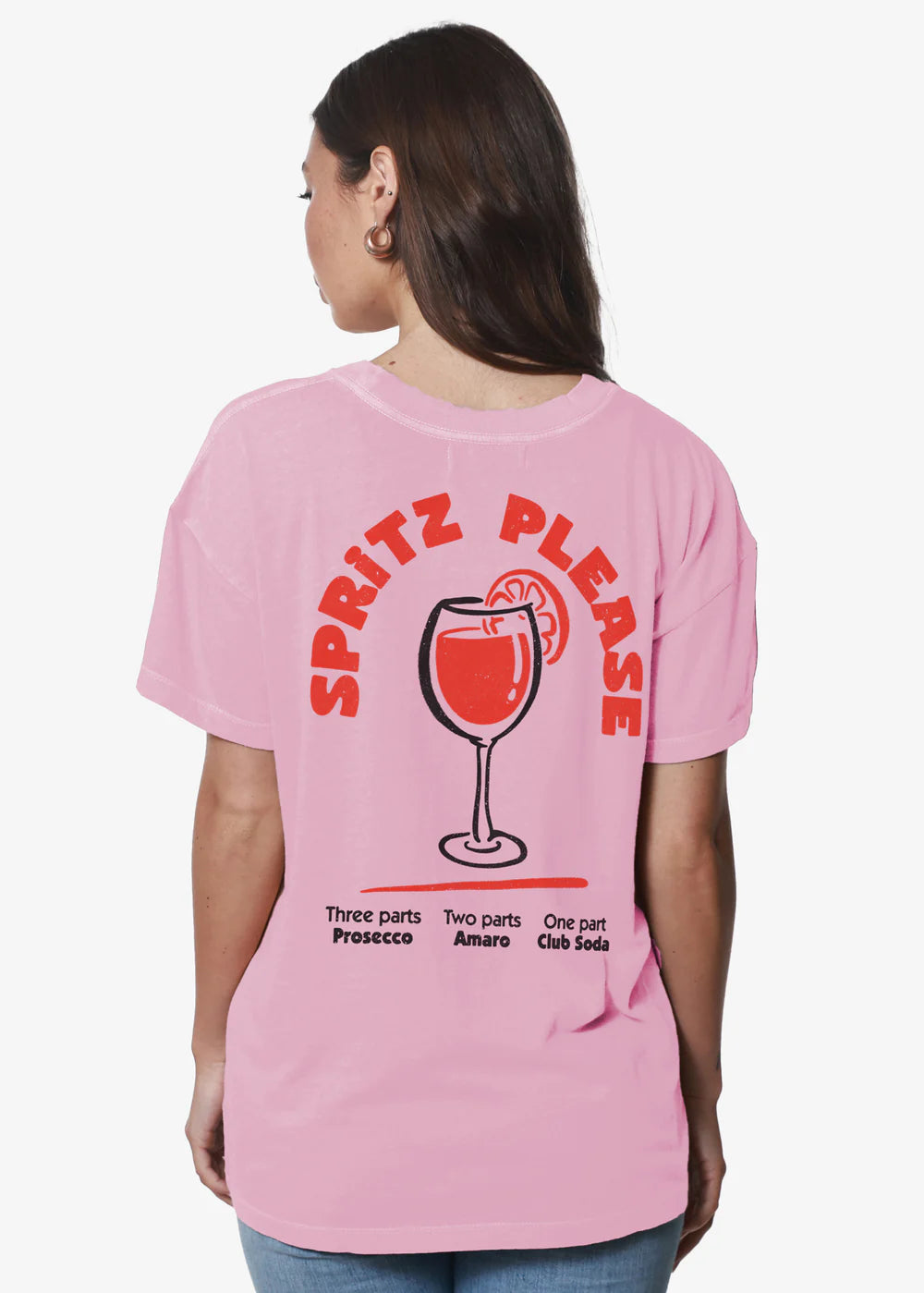 Girl Dangerous Spritz Please Pink Every Tee - Pink
