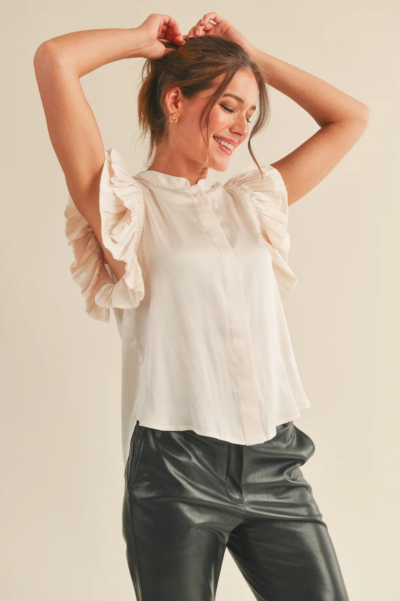 Reset By Jane Audrey Blouse - Champagne