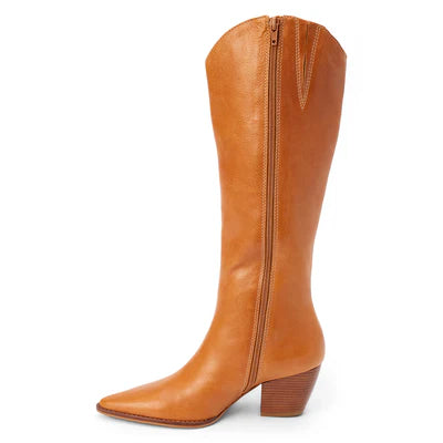 Matisse the Bellamy Tall Leather Boot - Ginger