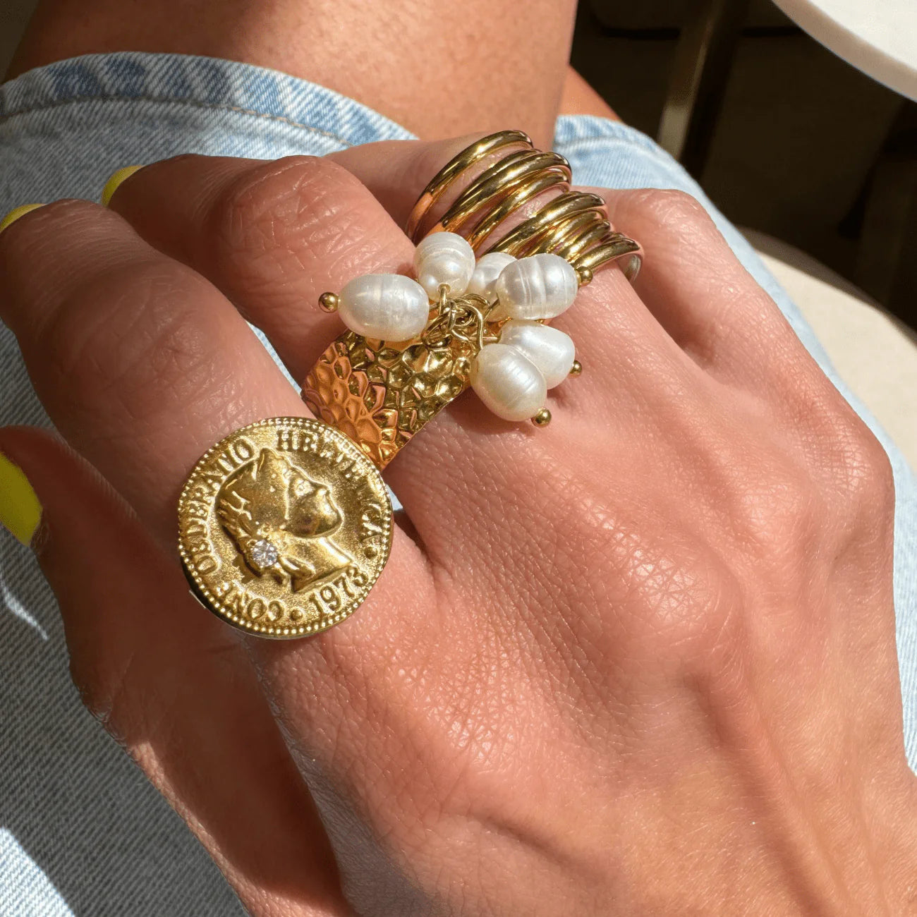 Bracha Zeal Coin Ring