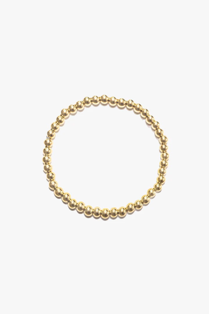 Marrin Costello Crown Beaded Bracelet - Gold