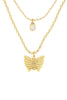 Bracha Iris Necklace - Gold