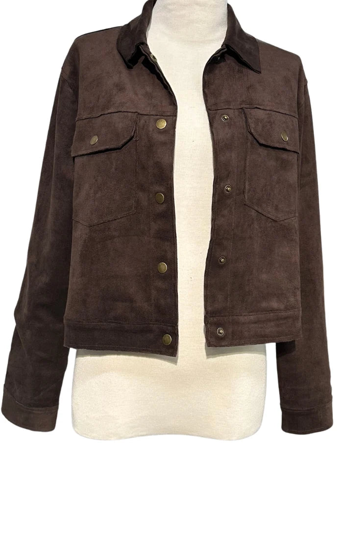Reset By Jane Montana Jacket - Dark Brown