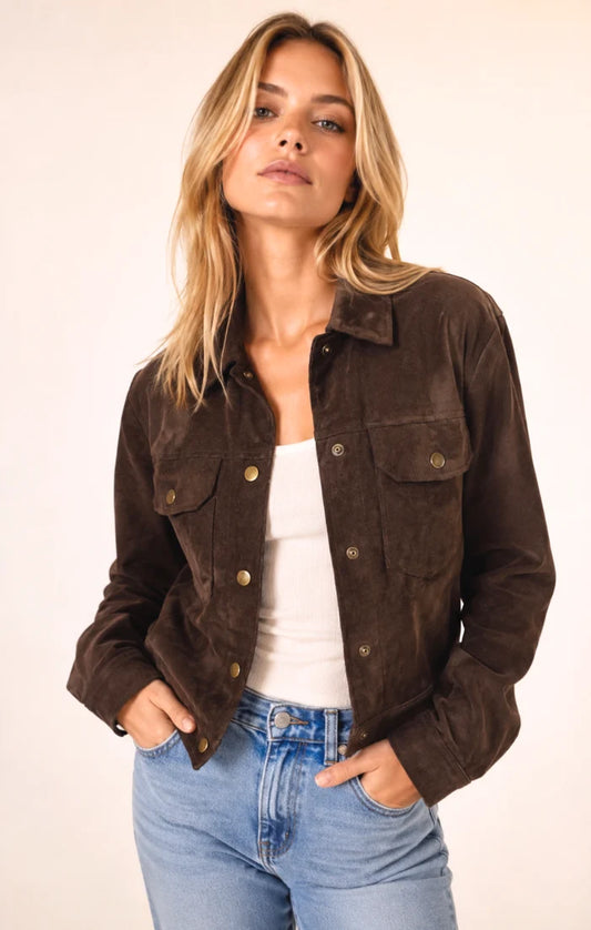 Reset By Jane Montana Jacket - Dark Brown