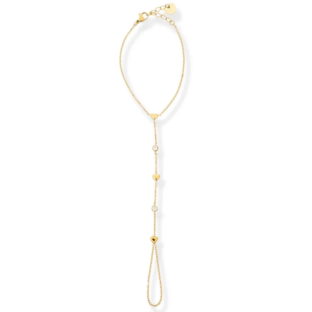 Bracha Reese Heart Hand Chain