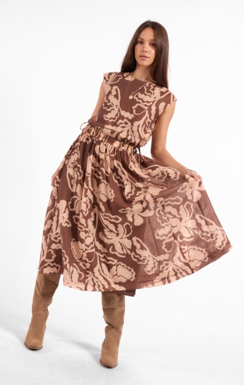 Sage the Label Rustic Floral Skirt