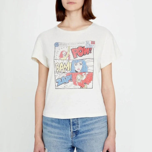 Re Done Classic Tee Super Women - Optic White
