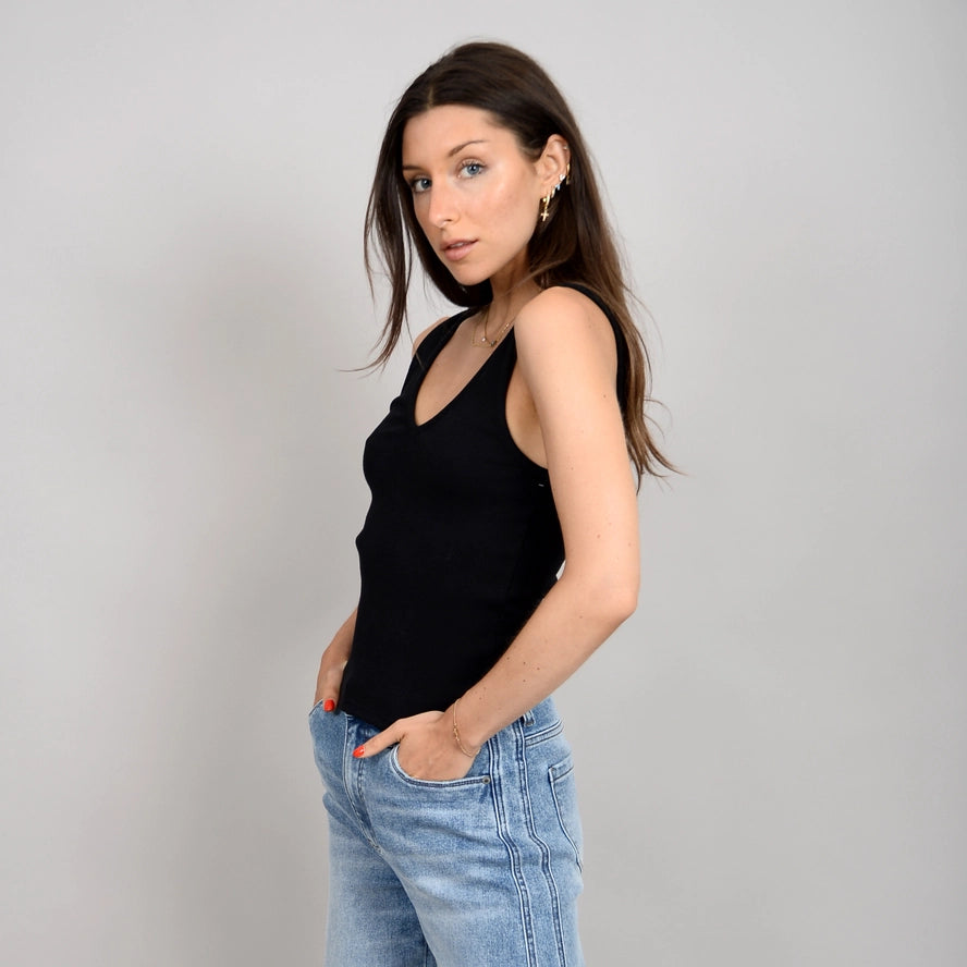 RD Style Vina V-Neck Cami - Blk