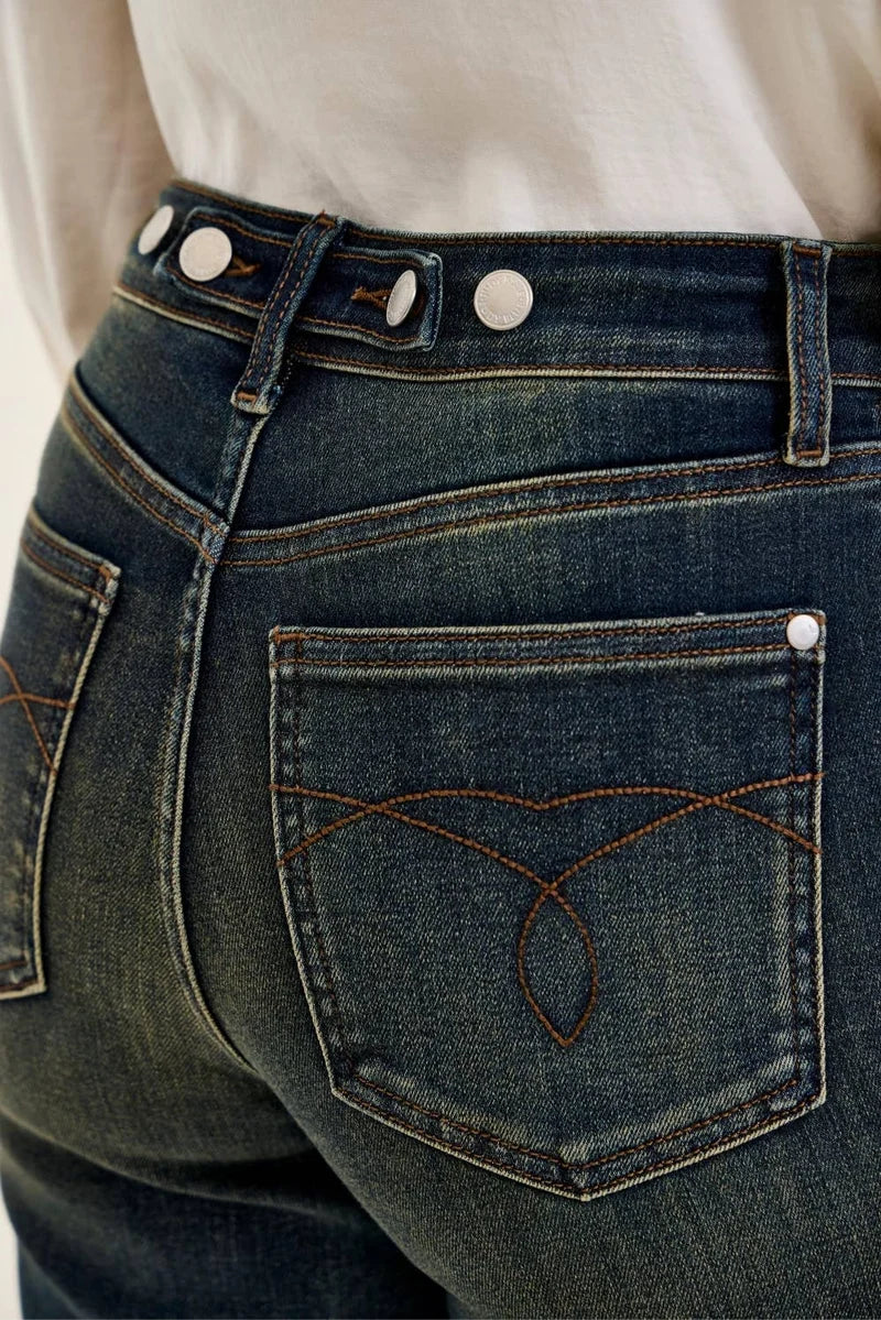 Judy Blue HW Lux Retro Wide Leg Jeans