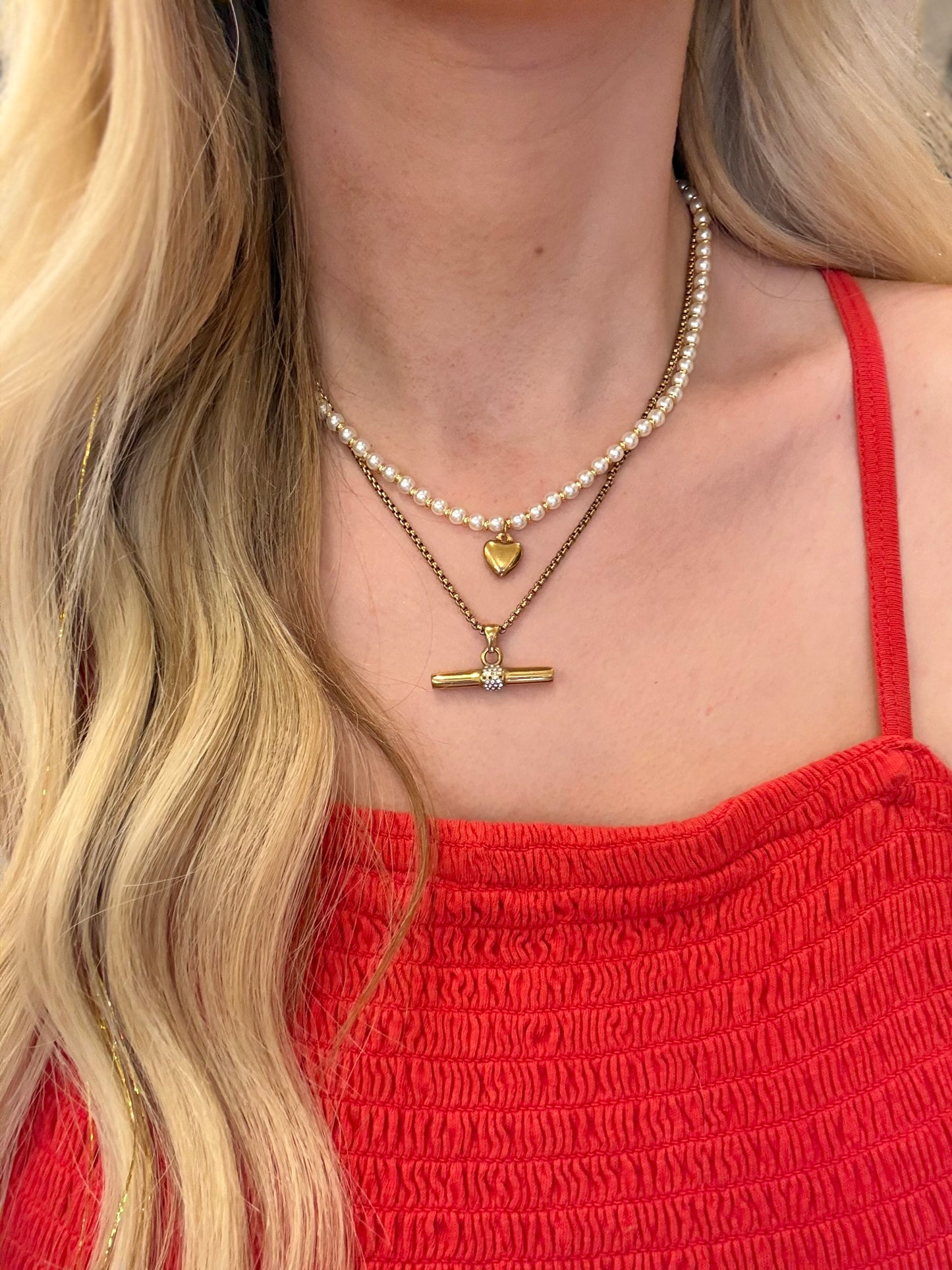 Mila + Stevie Chelsea Bar Necklace