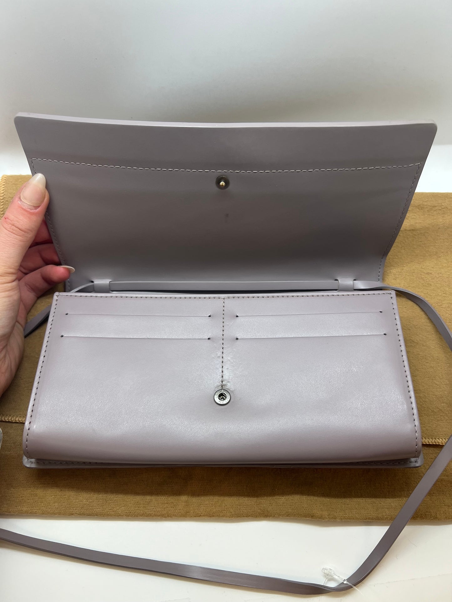 Louis Vuitton Honfleur Clutch Epi Shoulder Bag - Lilac