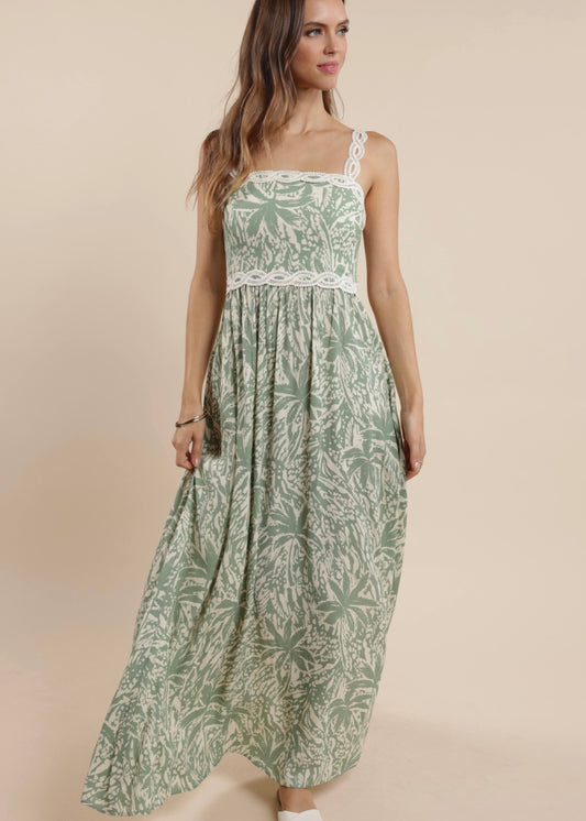 Sage the Label Palm Whispers Maxi Dress