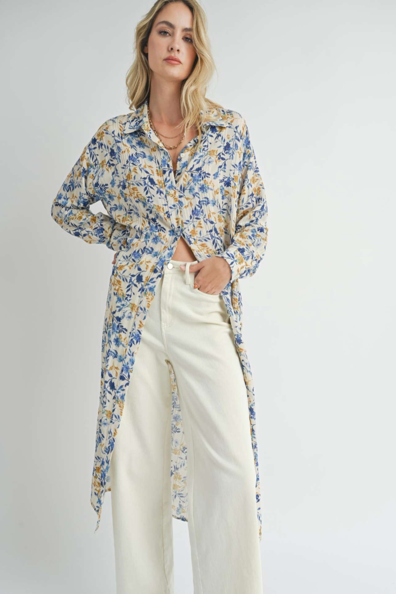 Sadie & Sage Heirlooms Duster Shirt