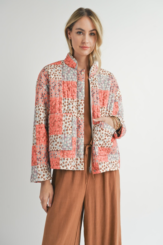 Sadie & Sage Collector Patchwork Quilted Jacket