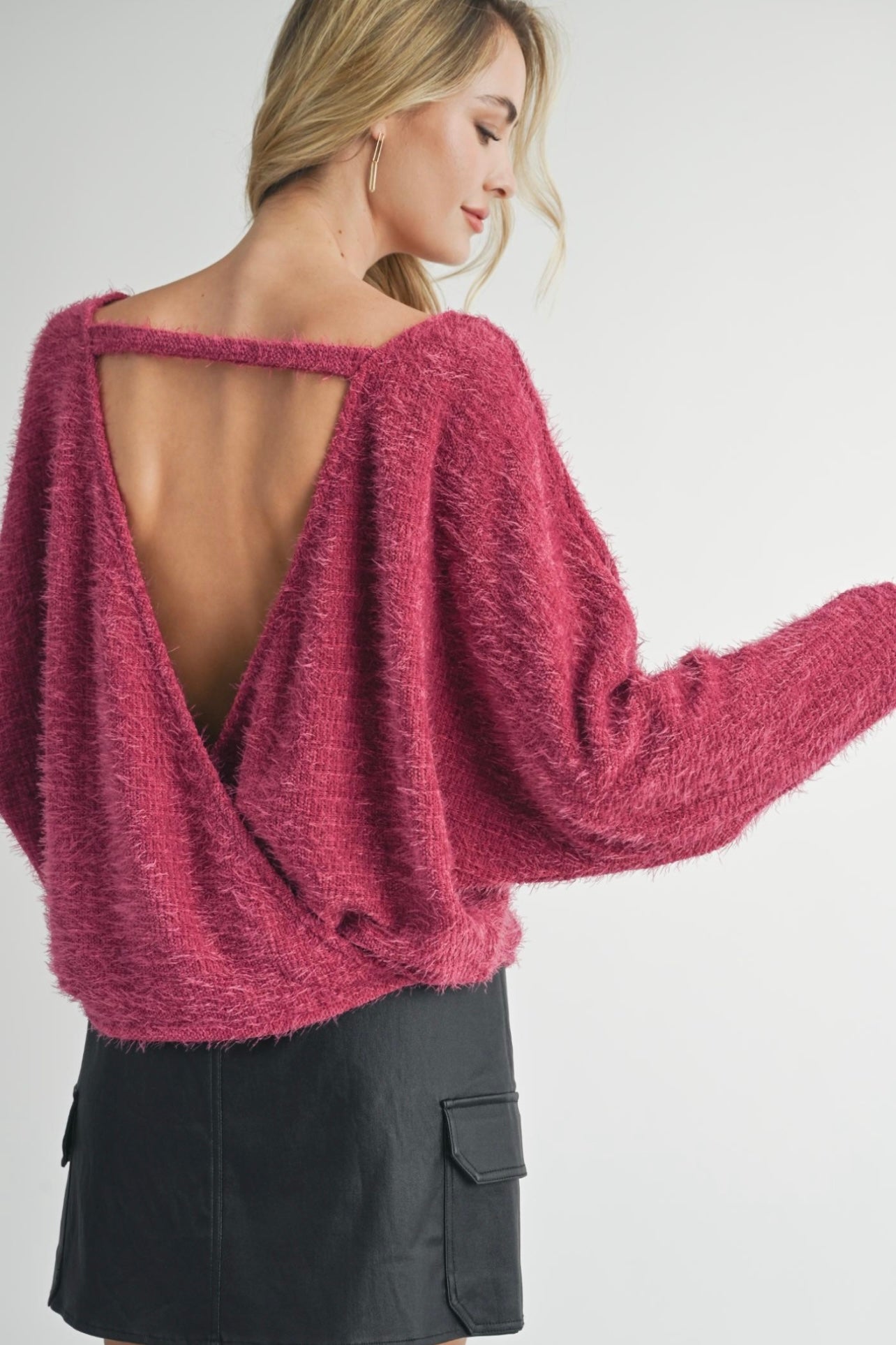 Sadie & Sage Soiree Dolman Sleeve Sweater