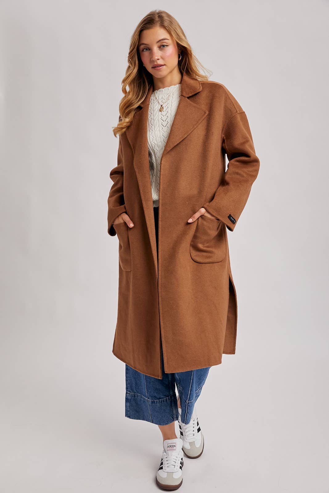 Bluivy - Handmade Belted Longline Coat