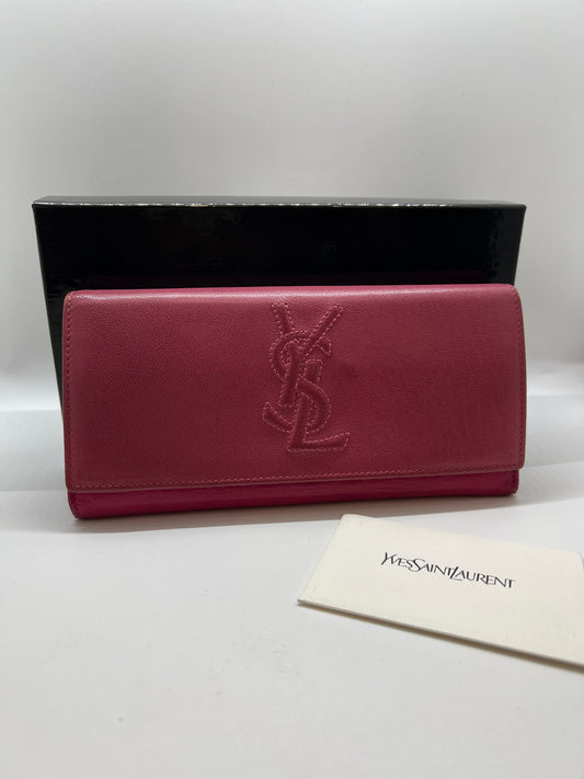 YSL Vintage Leather Bifold Wallet