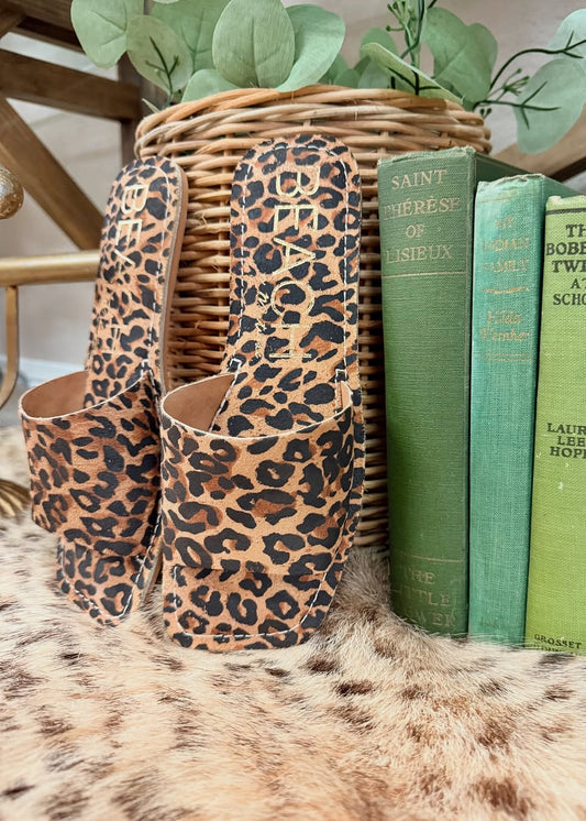 Matisse Bali Slide - Tan Leopard