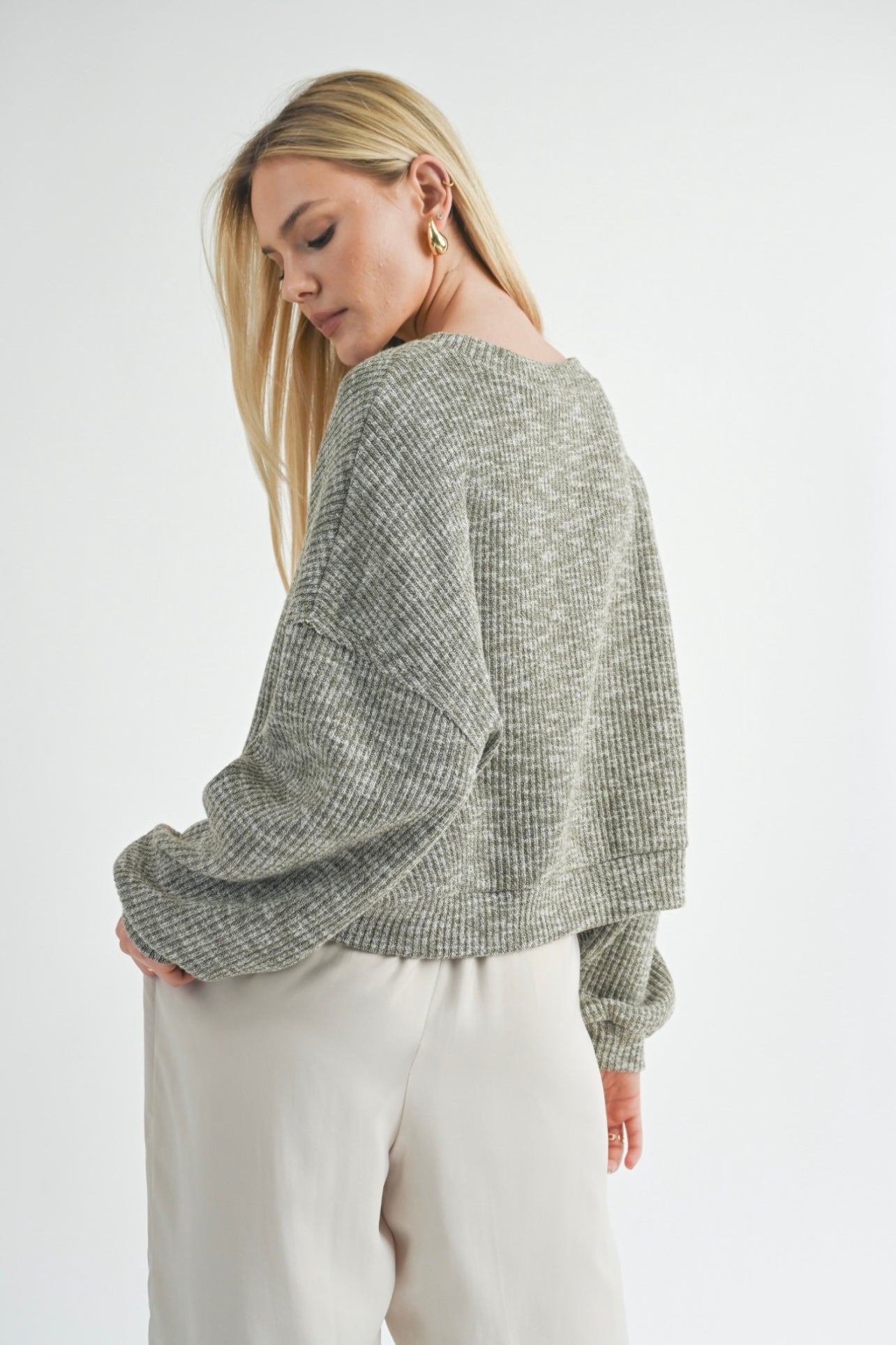 Sage the Label On the Path Sweatshirt - Green