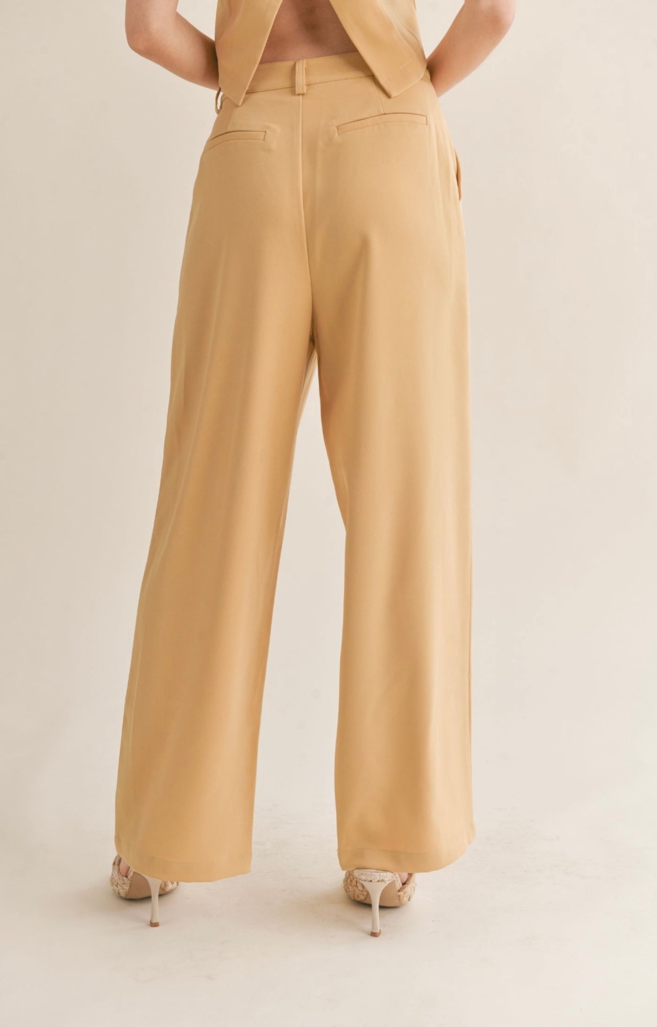 Sage the Label Follow Me Pleated Trousers - Marigold