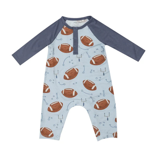 Angel Dear Long Sleeves Raglan Romper Footballs