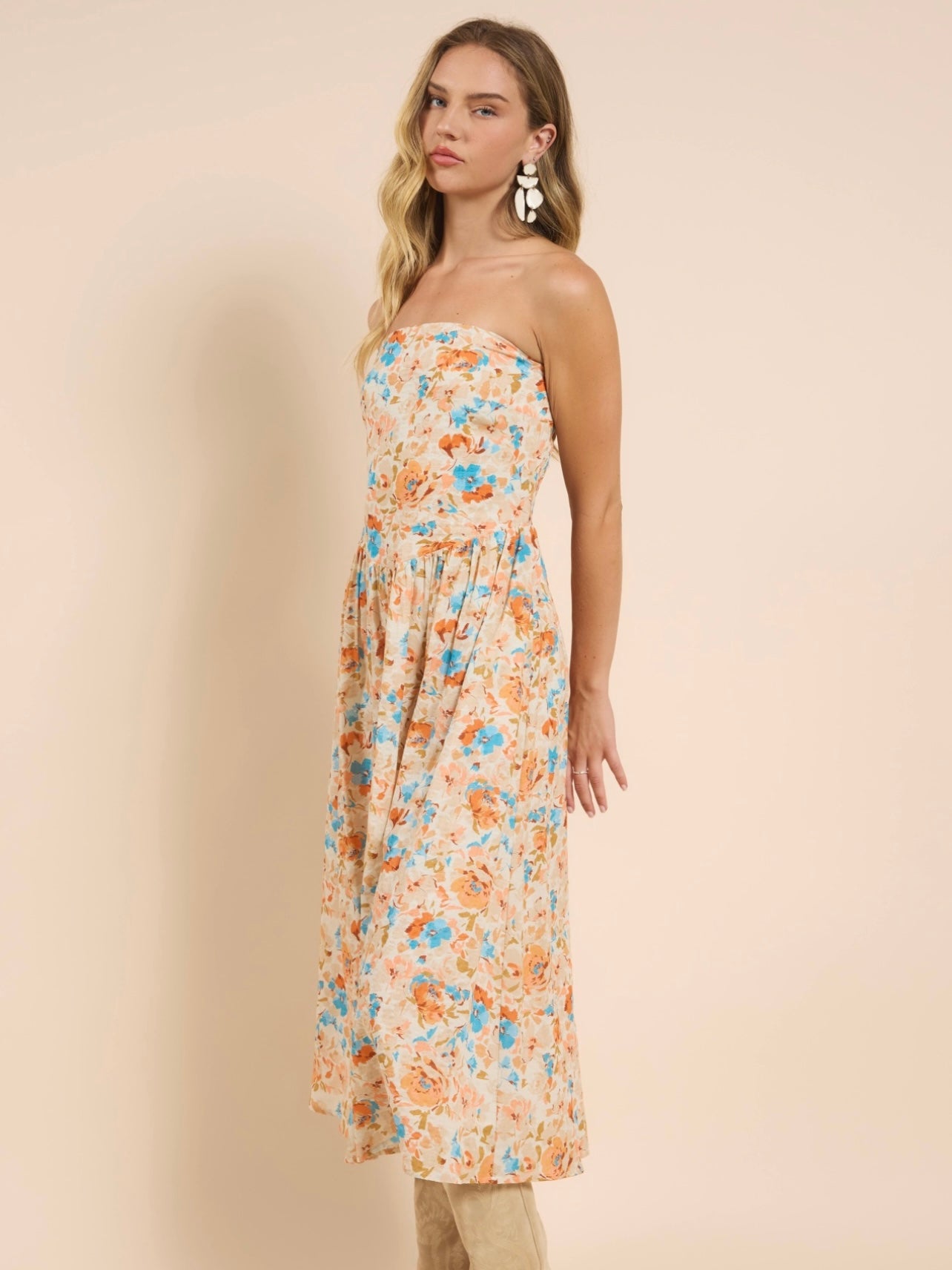 Sadie & Sage Sonoma Tube Top Midi Dress