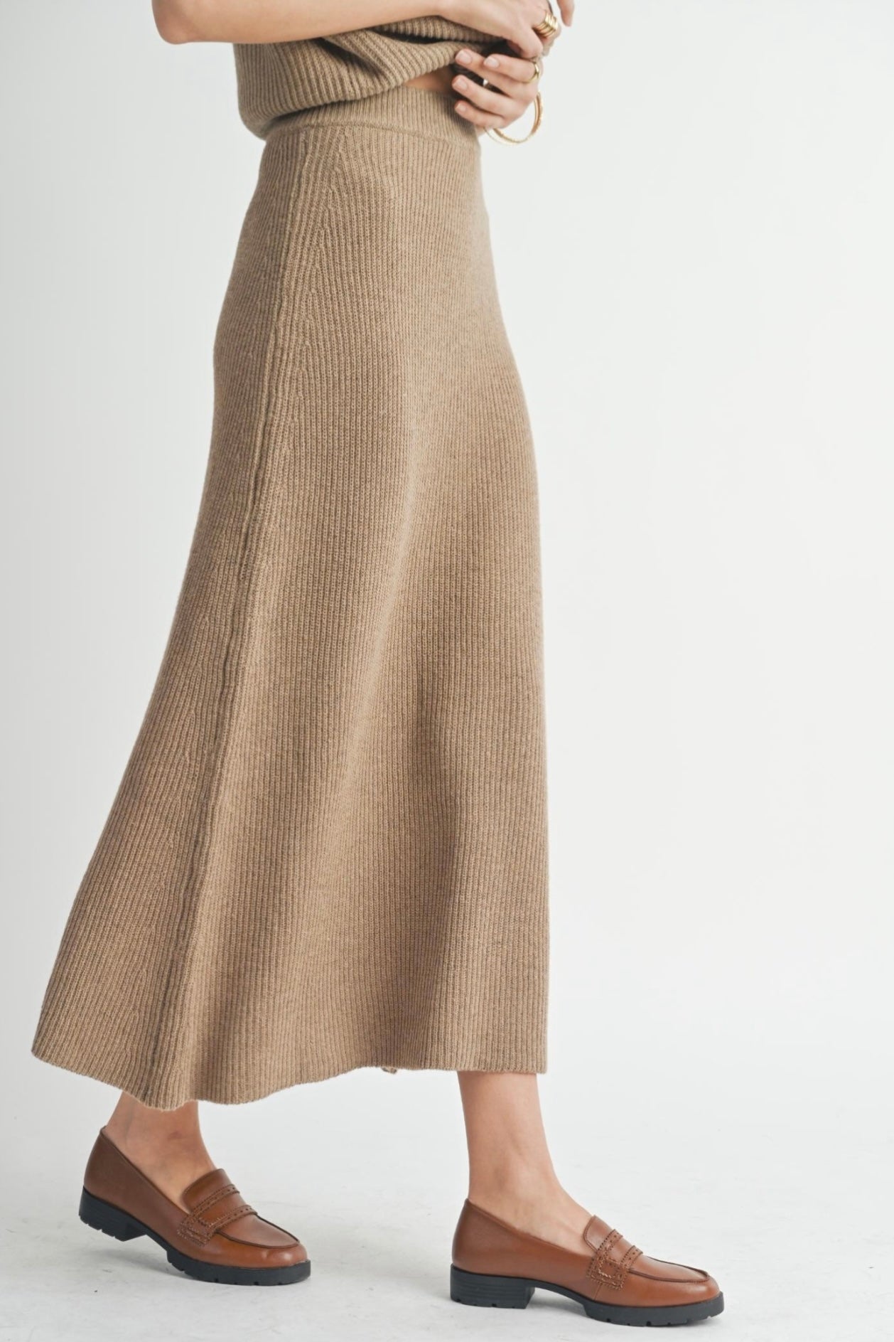 Sadie & Sage Crosby Sweater Midi Skirt