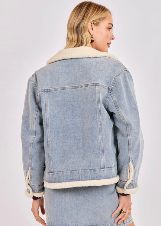 Sadie & Sage Metropolis Denim Jacket