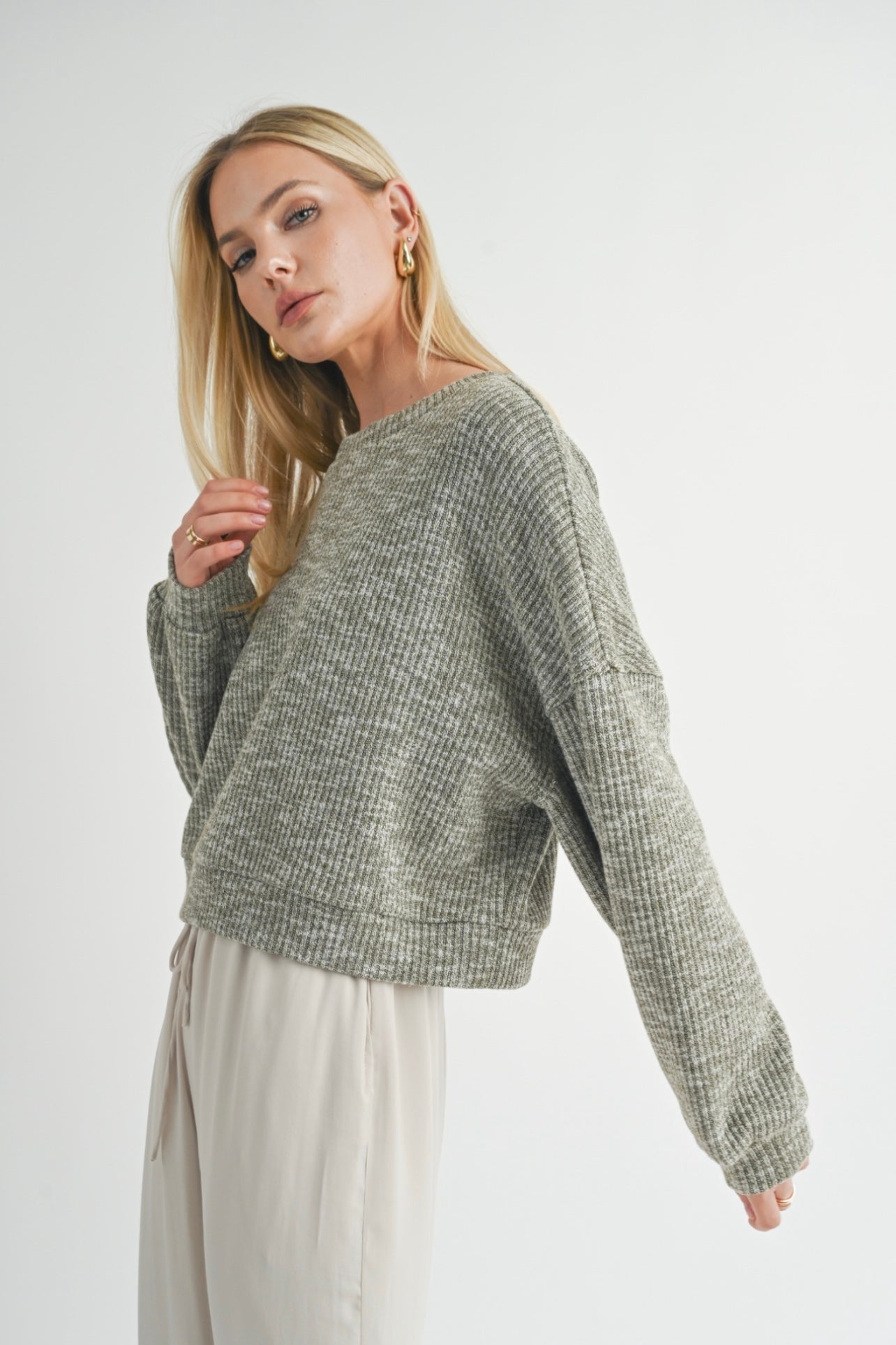 Sage the Label On the Path Sweatshirt - Green