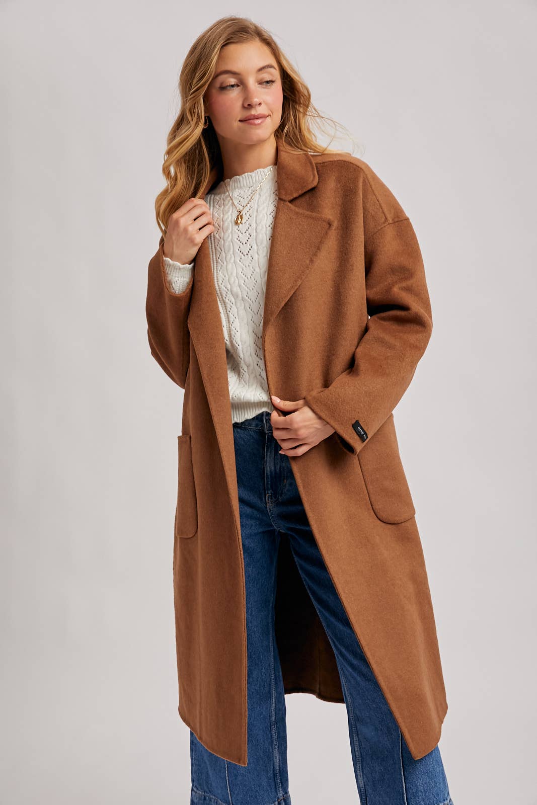 Bluivy - Handmade Belted Longline Coat