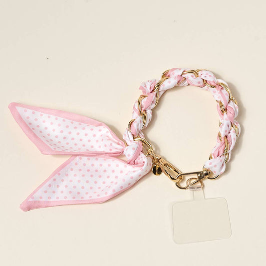 The Darling Effect - Call Me Later Phone Scarf–Sugar Dot
