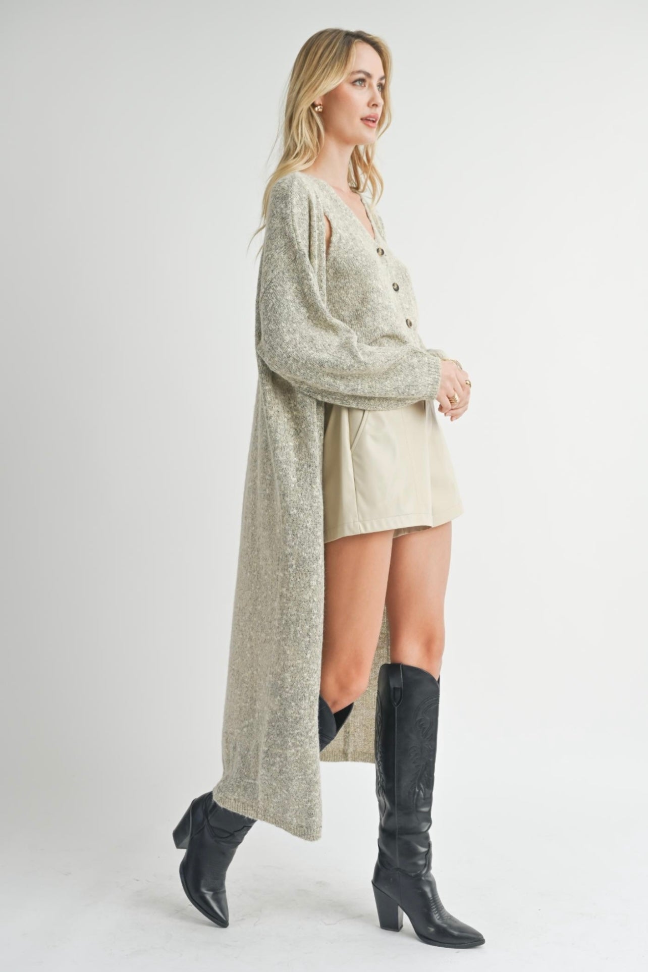 Sadie & Sage Phoenix Long Open Cardigan