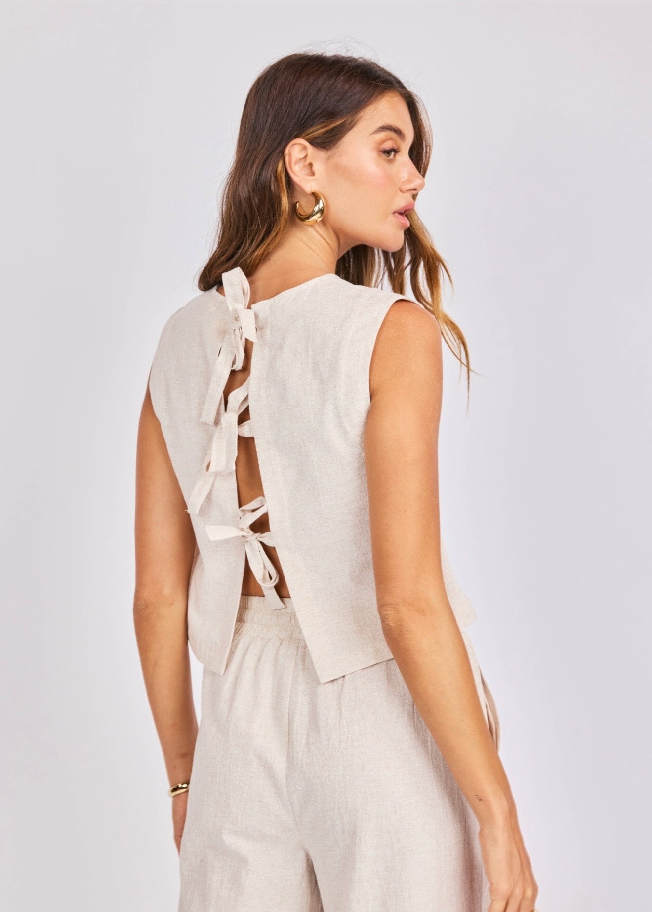 Sage the Label Sandbar Top - Taupe
