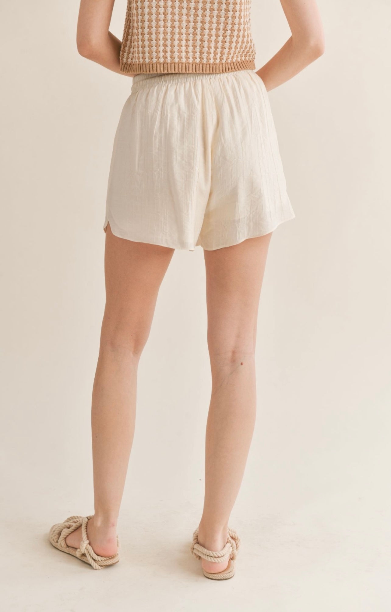Sage the Label Clementine Crush Shorts - Ivory